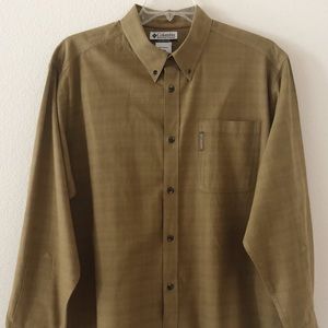 Columbia Sportswear LS Shirt Size XL Green